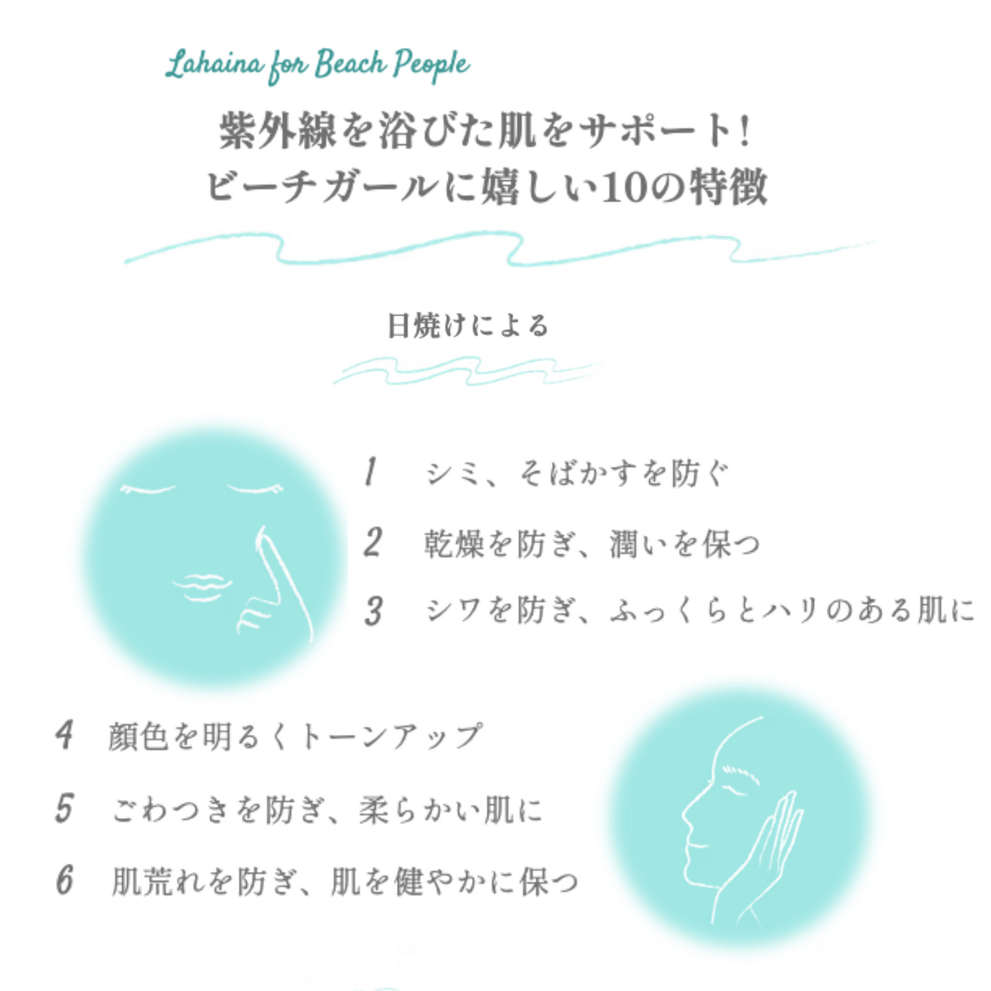 母の日ギフト✨◆Lahaina for Beach People コスメ&サプリ3点セット&透明トートバッグ◆