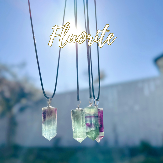 【再入荷】✨ポーチ付き✨持ってるだけで癒されちゃう✨✨フローライトペンダント